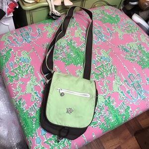 SHERPANI pica green and brown Crossbody Purse